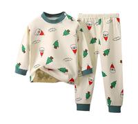 Girls Boys Toddler Soft Pajamas Toddler Cartoon Prints Long Sleeve Kid Sleepwear Sets Winter Set Baby Boy (T1-AA, 12-18 Months)