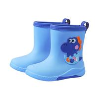 Girls Boys Wellieshoes for Kids Unisex Toddler Wellingtonshoes Boots Childrens Light Up Wellieshoes Water Proof Nonslip Rubber Rain Shoes Outdoors Walking Hiking (Dark Blue, 12.5 Little Child)