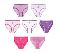 Girls Briefs Knickers 7 Pack Cotton Fairy | Cotton Soft Mix | Comfortable, Breathable, Toddlers Kids Girls Underwear Pants | Week Days, Home, School, Everyday Wear | 2-3, 3-4, 5-6, 7-8 Years Old