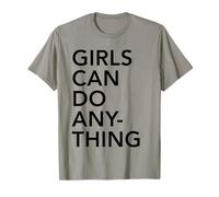 Girls Can Do Anything Fitted Tee Shirt T-Shirt