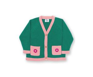 Girl's cardigan Kite Folksy Vert 4 ans
