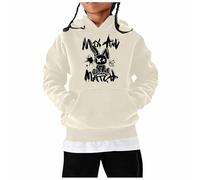 Girls Cartoon Rabbit Print Hooded Sweatshirt Long Sleeve Casual Pullover Top for Children Teens Gifts for Clothes 8-9 Years Red Joggers Kids 4-5 UK