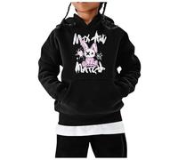 Girls Cartoon Rabbit Print Hooded Sweatshirt Long Sleeve Casual Pullover Top for Children Teens Gifts for Clothes 8-9 Years Red Joggers Kids 4-5 UK