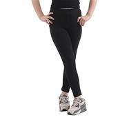 Girls Children Full Length Plain Cotton Leggings Cycling Shorts 3/4 Crop Leggings Solid 1/2 Length Half Pants (Black 7-8 Years)