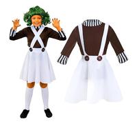Girls Chocolate Factory Worker Costume - Small - Childs School Book W haracter Fancy Dress