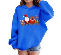 Girls Christmas Jumpers Oversized Funny Novelty Graphic Xmas Sweatshirt Round Neck Pullover Kids Girls Winter Long Sleeve Loose Cute Snowman Elk Print Pullover Tops Christmas Tree Xmas Tunic Top
