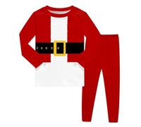 Girls Christmas Pyjamas, Long Sleeve Christmas Pjs Sets Pjs for Girls 2 Pieces Tracksuit Set Cartoon Sleepwear for Kids Nightwear with Soft Breathable Fabric Boys Pyjamas 7-8 Years Old