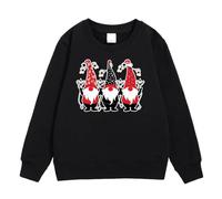 Girls Christmas Sweatshirt, Christmas Jumper Kids Girls Crewneck Sweater Long Sleeves Cosy Xmas Jumper Loose Cute Cartoon Casual Sports