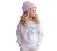 Girls' Cinnamoroll White Sweatshirt - Cute Sanrio Jumper with Playful Cinnamoroll Print | Soft Cotton Pullover for Kids (Ages 1-13) (UK, Age, 12 Years, 13 Years, Regular, Standard, White)