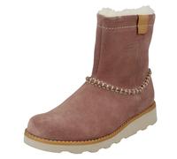 Girls Clarks Casual Fur Lined Boots 'Crown Piper'