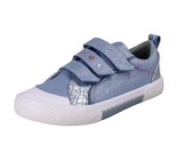 Clarks Foxing Trim K Denim Blue Kids Toddler Girls Trainers 8673-67G