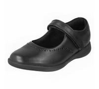 Clarks Girls Clarks Formal/School Shoes Etch Craft - Black Leather - UK 12.5 Child - H