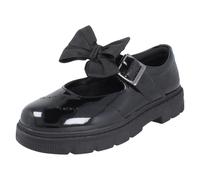 Girls Clarks Leather Buckle School Shoes With A Detatchable Bow Lorcam Jane K