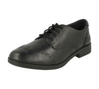 Clarks Aubrie Craft Youth Patent Shoes in Black Patent