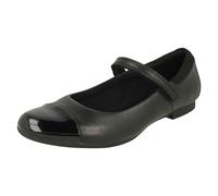Girls Clarks Leather Mary Jane Style Formal School Shoes - Scala Gem Y