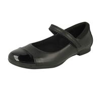 Clarks Scala Gem K Childrens Black Leather, 1