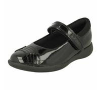 Girls Clarks School Shoes, Rip Tape Hook And Loop Strap Fastening: Etch Beam