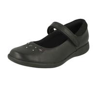 Girls Clarks Star Detailed School Shoes 'Etch Bright'
