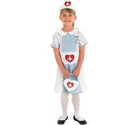 Rubie's Official Nurse Fancy Dress, Children Costume, 104 cm - Small 3/4 Years, White Halloween