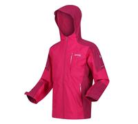 Girl's Coat Regatta Juniors Calderdale II Waterproof Jacket in Pink