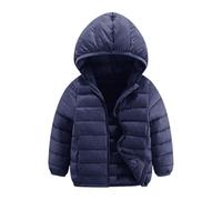 girls coats 11-12years,Kids Girls Winter Jacket Padded Coat Hooded Quilted Girls' Coats Warm Shining Snowsuit Waterproof and Windproof Outerwear 3-17 Years,Navy,11 Years