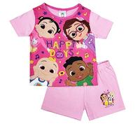 Girls Cocomelon Short Pyjamas (Cocomelon - Shorty Happy, 12-18 Months)