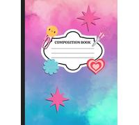 Girls Composition Book for Young learners : Cute Pink School Notebook for Girls | Wide Ruled 125 Pages | Back to School Supplies