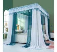 Girls' Corner Bed Canopy CurtainsLightweight & Portable Four Corner Mosquito Net Romantic Princess Design for Easy Installation Perfect Bedroom Decor for Women