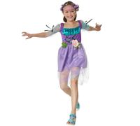 Girls Costume Flower Fairy Pixie Princess Fairytale Fantasy Fancy Dress Carnival