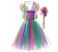 Girls Costume for Halloween Childs Frightening Creepy Dress Vampire Kids Pumpkin Bat Print Girl Fancy Teens Party Dresses Age 5-13 Years