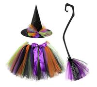 Girls Costume for Halloween Fancy Dress Up Costumes Kids Gothic Witch Pumpkin Bat Print Spooktacular Creations Outfit Clothes Outfits Carnival