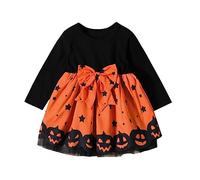 Girls Costume for Halloween Girl Scary Dress Kids Gothic Witch Black Fancy Teens Party Dresses Age 5-13 Years