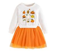 Girls Costume for Halloween Girl Scary Dress Witch Devil/Bat/Pumpkin/Clown Queen Zombie Halloweens Clothes Set Age 5-10 Years