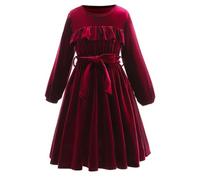 Girls Costume for Halloween Kids Toddler Baby Girl Dress Vampire Black Witch Dark Fancy Up Dresses Age 5-13 Years