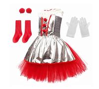 Girls Costume Set, Cosplay Costume for Girls Tulle Dress for Girls Cosplay, Seasonal Fashion Outfits for Girls Age 2-12 for Masquerade School