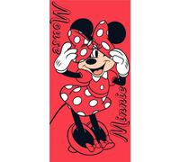 Girl's cotton beach towel Disney Minnie Rouge 70x140 cm
