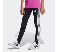 adidas Girl's ESSENTIALS 3 STRIPES LEGGINGS, Black/White, 7-8 Years