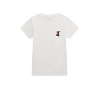 Girls' cotton round neck T-shirt Guess Blanc 7 ans