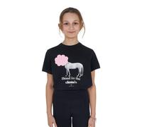 Girl's cotton T-shirt Equestro Head In The Clouds