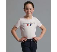 Girl's cotton T-shirt Premier Equine Chiaro