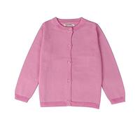 Girls Crewneck Cardigan Sweater Knit Button Dowm Long Sleeve Jacket Coat Soft Solid Color Tops Fall Winter Outwear (A, 18-24 Months)
