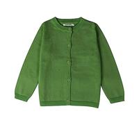Girls Crewneck Cardigan Sweater Knit Button Dowm Long Sleeve Jacket Coat Soft Solid Color Tops Fall Winter Outwear (Green, 12-18 Months)