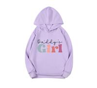 Girl's Crewneck Sweatshirt Cute Printed Long Sleeves Hoodies with Pocket Casual Crew Neck Fall Winter Pullover Tops Toddler Clothes Comfy Jumper School Warm Teen Girl Sweatshirts