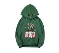 Girl's Crewneck Sweatshirt Cute Printed Long Sleeves Hoodies with Pocket Casual Crew Neck Fall Winter Pullover Tops Toddler Clothes Comfy Jumper School Warm Teen Girl Sweatshirts