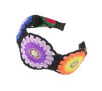 Girls Crocheted Headbands Elegant Lady Headwear Wide Hair Bands Accessories Elegant Spring Hair Bands Birthday Party