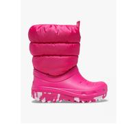 Crocs Classic Neo Puff Boots Infants | Slip On Shoes | Candy Pink | UK Size 4