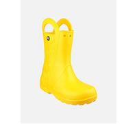 Crocs Girl's Handle It Rain Childrens Wellingtons - Yellow - Size: 12 years/12