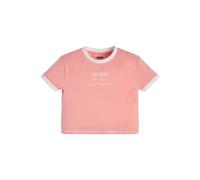 Girl's crop top T-shirt Guess Mini Me Rose 6 ans