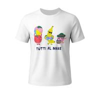 Girls Cute Short Sleeve Tee Blouse Summer Casual Wear, Comfortable Daily Basic Soft Breathable Play Outfit Lightweight Everyday Style Classic Wonderful #D White