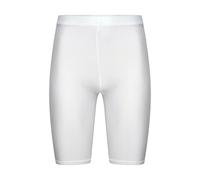 Girls Cycling Shorts Stretchy Dance Gymnastics Sports School Summer Plain Hot Pants White Biker Short 11-12 Years